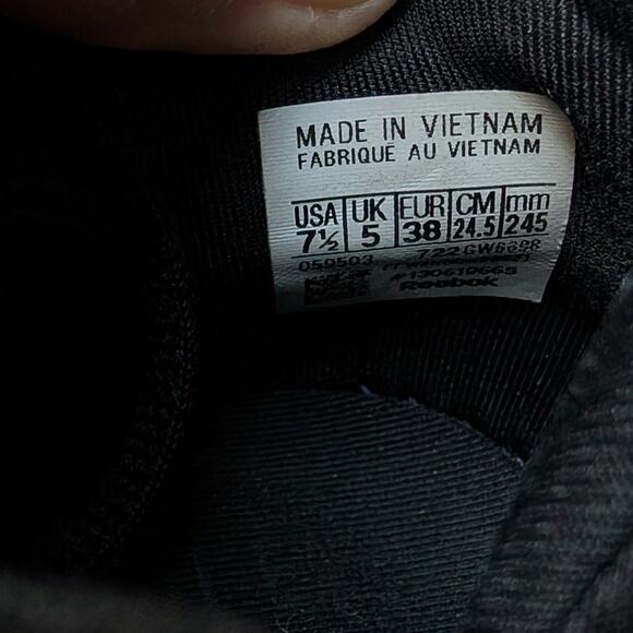 Reebok Club C Cardi B v2 Black Leather/Suede Sneakers, size 7.5 - Picture 5 of 6